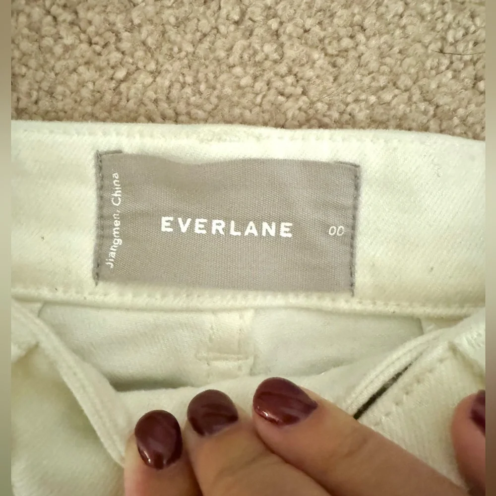 Everlane Straight Leg Crop Short Size 00 - Picture 2 of 4